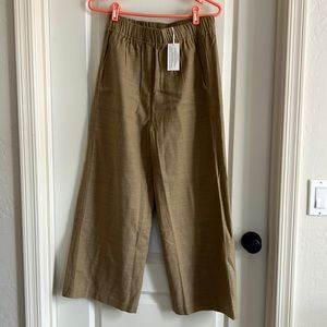 Laude the label NWT crop pants. Sustainable brand.